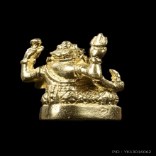 พระพิฆเนศ บันดาลโชค พระอาจารย์เบ๊นซ์ เนื้อทองคำ เลข 1