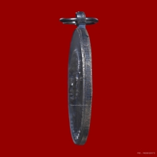 เหรียญรุ่นสุดท้ายหลวงพ่อเงิน วัดดอนยายหอม พิมพ์ใหญ่เนื้อเงิน