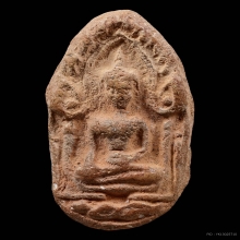 พระขุนแผนไข่ผ่าซีก เนื้อดิน หลวงพ่อกวย วัดโฆสิตาราม จ.ชัยนาท