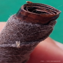 ตะกรุดเนื้อทองแดง ยาวประมาณ 4 นิ้ว