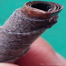 ตะกรุดเนื้อทองแดง ยาวประมาณ 4 นิ้ว