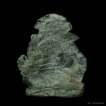 พระพุทธชินราชซุ้มเสมาทิศ หลังลายผ้า เนื้อชินเงิน พิษณุโลก