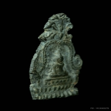 พระพุทธชินราชซุ้มเสมาทิศ หลังลายผ้า เนื้อชินเงิน พิษณุโลก