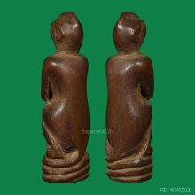 ลิง หลวงพ่อดิ่ง วัดบางวัว เนื้อไม้พุดซ้อน ( องค์ที่ 2 )