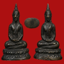 พระกริ่งอรหัง หลวงพ่อโอภาสี กรรมการพิมพ์สองหน้าปี 2498แชมป์ๆ