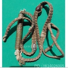 ตะกรุดเนื้อทองเหลือง ลพ.กวย สภาพใช้ ยาวประมาณ 3 นิ้ว