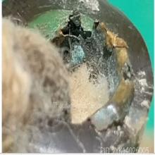 ตะกรุดเนื้อทองเหลือง ลพ.กวย สภาพใช้ ยาวประมาณ 3 นิ้ว