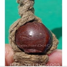 ตะกรุดเนื้อทองเหลือง ลพ.กวย สภาพใช้ ยาวประมาณ 3 นิ้ว