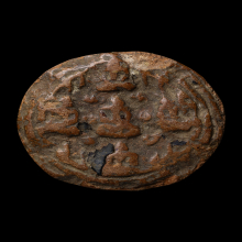 พระกรุกำแพงงบน้ำอ้อย พิมพ์พระเจ้าห้าพระองค์