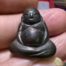 พระสังกัจจายน์ สำริดดำ เก่าขึ้นเกร็ด อายุเป็นร้อยเดิมๆหายาก