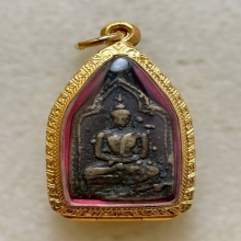 หลวงพ่อทา รุ่น2 พิมพ์มีหู เนื้อโลหะผสม พ.ศ. 2455  