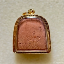 หลวงปู่บุญ พิมพ์ปรกโพธิ์ใหญ่ เนื้อดินเผา พ.ศ. 2456