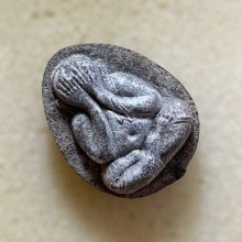 พระปิดตาหลวงปู่โต๊ะพิมพ์ใหญ่(จัมโบ้ 2)เนื้อผงใบลาน พ.ศ.2521