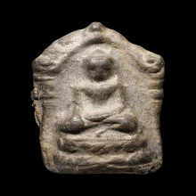 พระซุ้มยอ เนื้อชินเงิน กรุวัดบรมธาตุ จ.กำแพงเพชร