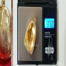 ตลับเพชร ร้านเท้งปกเกล้า ลป.ทวด รุ่นเบตง หนัก 37.6 กรัม 