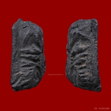 พระปิดตาหัวบานเย็น หลวงปู่เอี่ยม เนื้อดำอุดผง