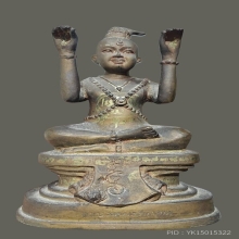 กุมารทองขนาดบูชา รุ่นเจริญลาภ เนื้อโลหะ ครบสูตร