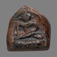 พระกรุวัดรังษี พิมพ์ใหญ่ เนื้อดินผสมผงพุทธคุณ ลงรักเก่า