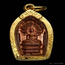 เหรียญปรกใบมะขามองค์พ่อจตุคามรามเทพ รุ่นชนะมาร วัดพระมหาธาตุ