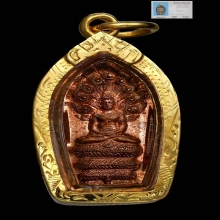 เหรียญปรกใบมะขามองค์พ่อจตุคามรามเทพ รุ่นชนะมาร วัดพระมหาธาตุ