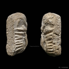 พระปิดตาหัวบานเย็น หลวงปู่เอี่ยม เนื้อผงสีขาว