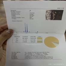 เหรียญลายเซนต์ หลวงพ่อเกษม หลังภปร ปี29 เนื้อทองคำ