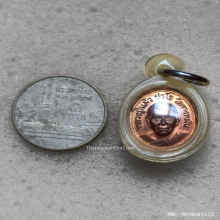 เหรียญเม็ดแตง หลวงปู่แผ้วปวโร วัดรางหมัน ปี 54