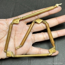 ตะกรุดลูกคั่นเนื้อฝาบาตร+ทองแดง หลวงพ่อเดิม วัดหนองโพ