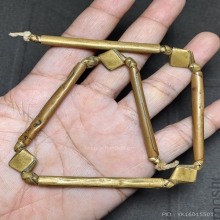 ตะกรุดลูกคั่นเนื้อฝาบาตร+ทองแดง หลวงพ่อเดิม วัดหนองโพ