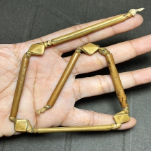 ตะกรุดลูกคั่นเนื้อฝาบาตร+ทองแดง หลวงพ่อเดิม วัดหนองโพ