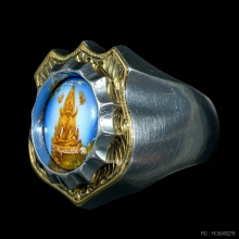 แหวนล็อกเก็ตหลวงพ่อพระพุทธชินราช หนัาทองคำแท้ รุ่นแรก ปี2505