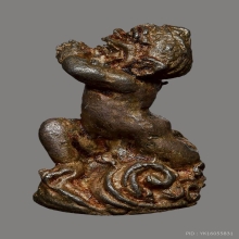 มัจฉานุ เนื้อเงิน มูลนิธิหลวงปู่ทิม ปี2537  ตอกโค๊ด มีจาร 