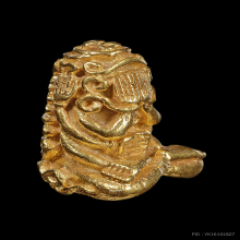 พระปิดตาราชาอุตตโม เนื้อทองคำ หลวงปู่สิม วัดถ้ำผาปล่อง