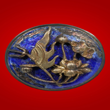 กระดุมเงินลงยา