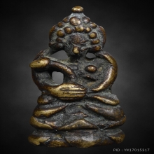 พระกริ่งบาแค๊ง  ตั๊กแตน  พิมพ์บัวฟันปลา เขมร