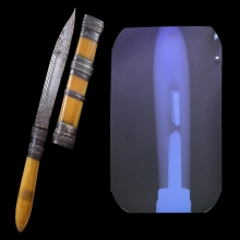 ๙ “บรรจุตะกรุด” มีดปากกาหลวงพ่อเดิม วัดหนองโพ ๙