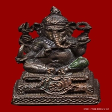 รูปหล่อพระพิฆเนศ ญว.ปี 25 สวยแชมป์ ตัวจริง+ กล่องเดิม