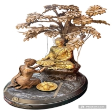 ปางถวายข้าวมธุปายาส รุ่นสมปรารถนา วัดไทยพุทธคยา