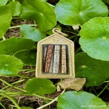 รูปหลังตะกรุดสามกษัตริย์ รุ่นแรก หลวงพ่อพรหม วัดช่องแค ปี06 