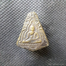 เหรียญหล่อ หลวงพ่อขัน วัดนกกระจาบ