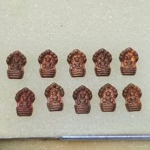 พระปรกใบมะขาม ภปร พ่อท่านคลิ้ง วัดถลุงทอง ปี2530