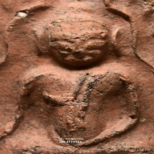 พระขุนแผนกรุวัดบ้านกร่าง พลายคู่ตัดพิมพ์หน้ากลม