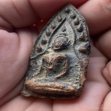 พระขุนแผนพลายตัด กรุบ้านกร่าง เทวดาจัมโบ้ ลงรัก