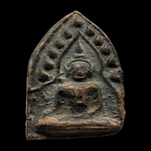 พระขุนแผนพลายตัด กรุบ้านกร่าง เทวดาจัมโบ้ ลงรัก