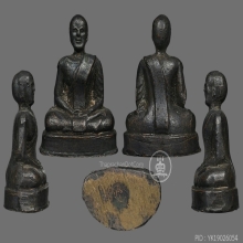 รูปหล่อกายเนื้อ หลวงปู่เดินหน อิเกสาโร สวยแชมป์