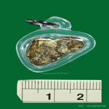 มีบัตรสมาคม ชิ้นส่วนพระสมเด็จบางขุนพรหม เนื้อผง พ.ศ. 2413