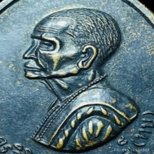 หันข้าง หลวงพ่อทบ ปี 2518 เนื้อทองแดง สวยเดิมๆ น่าเก็บมาก