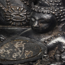 พระกริ่งไตรมาสรวยทันใจ หลวงปู่หมุน ฐิตสีโล2543 เหล็กน้ำพี้ 