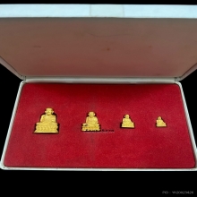 พระทองคำ ชุดหลวงปู่ทวด รุ่นสร้างเจดีย์