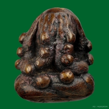 พระปิดตาเขมรเนื้อสัมฤทธิ์แดง